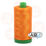 Aurifil 40Wt Cotton Mako Thread -Bright Orange Mk40P-1133 Domestic