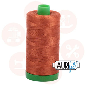 Aurifil 40Wt Cotton Mako Thread -Cinnamon Toast Mk40Sp-2390 Domestic