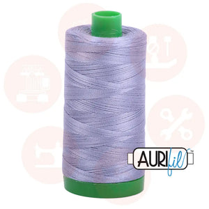 Aurifil 40Wt Cotton Mako Thread -Grey Violet Mk40Sp-2524 Domestic