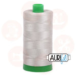 Aurifil 40Wt Cotton Mako Thread - Light Grey Mk40Sp-5021 Domestic