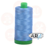 Aurifil 40Wt Cotton Mako Thread -Light Wedgewood Mk40Sp-2725 Domestic