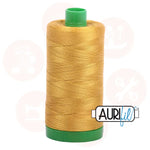 Aurifil 40Wt Cotton Mako Thread -Mustard Mk40Sp-5022 Domestic