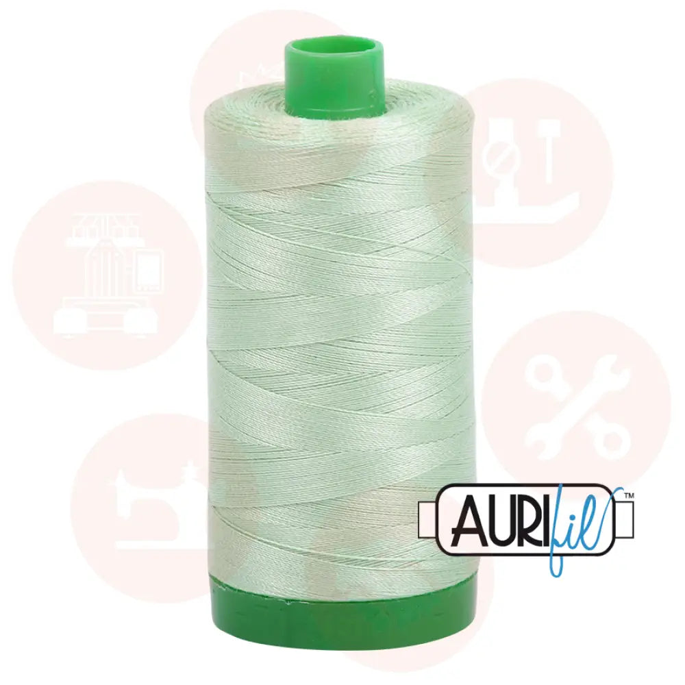 Aurifil 40Wt Cotton Mako Thread - Pale Green Mk40Sp-2880 Domestic