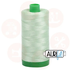 Aurifil 40Wt Cotton Mako Thread - Pale Green Mk40Sp-2880 Domestic