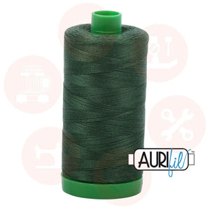 Aurifil 40Wt Cotton Mako Thread - Pine Mk40Sp-2892 Domestic