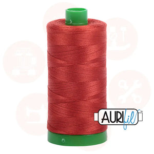 Aurifil 40Wt Cotton Mako Thread -Pumpkin Spice Mk40Sp-2395 Domestic