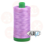 Aurifil 40Wt Cotton Mako Thread -Varigated French Lilac Mk40Sp-3840 Domestic