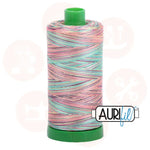 Aurifil 40Wt Cotton Mako Thread - Varigated Marrakesh Mk40Sp-3817 Domestic