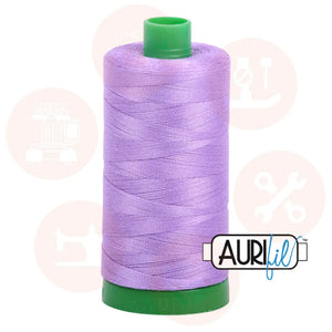 Aurifil 40Wt Cotton Mako Thread -Violet Mk40Sp-2520 Domestic