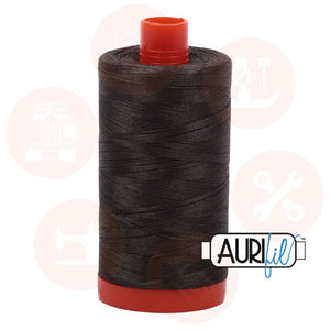 Aurifil 50Wt Cotton Mako Thread -Asphalt Mk50Sp-5013 Domestic