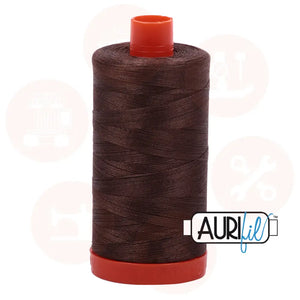 Aurifil 50Wt Cotton Mako Thread Bark Mk50Sp-1140 Domestic