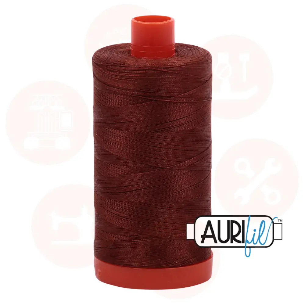 Aurifil 50Wt Cotton Mako Thread Copper Brown Mk50Sp-4012 Domestic