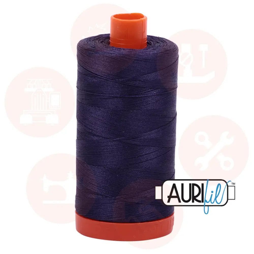 Aurifil 50Wt Cotton Mako Thread Dark Dusty Grape Mk50Sp-2581 Domestic