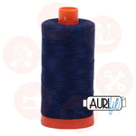 Aurifil 50Wt Cotton Mako Thread Dark Navy Mk50Sp-2784 Domestic