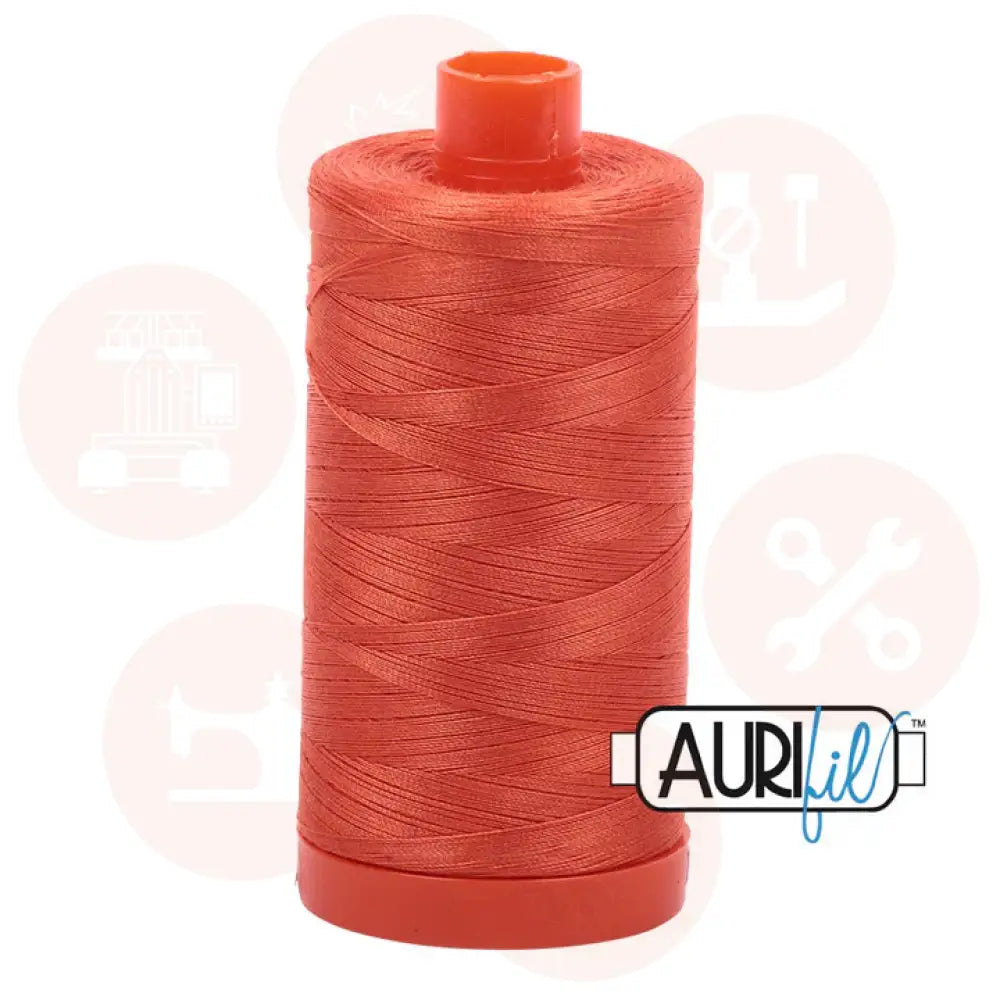 Aurifil 50Wt Cotton Mako Thread Dusty Orange Mk50Sp-1154 Domestic