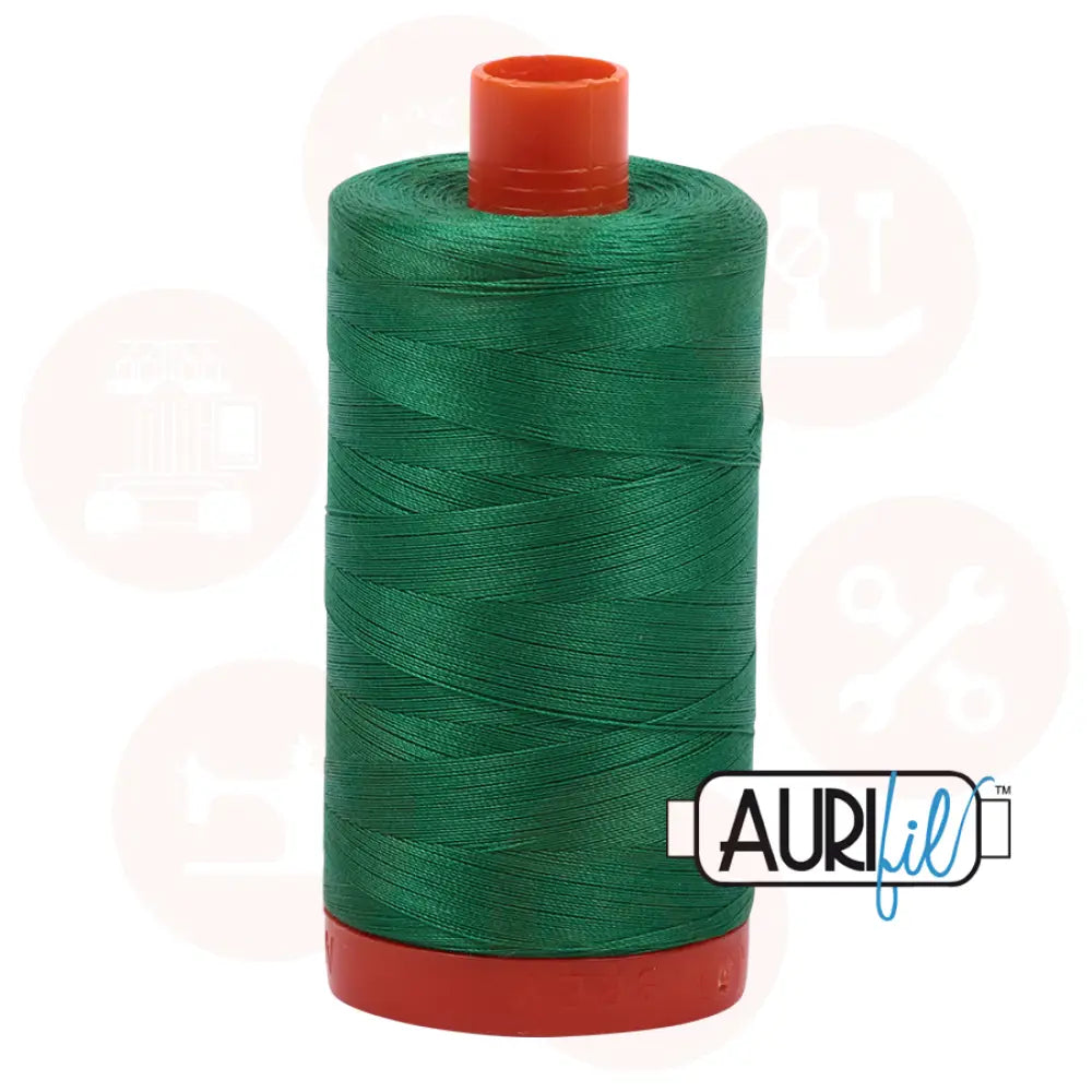 Aurifil 50Wt Cotton Mako Thread -Green Mk50Sp-2870 Domestic