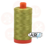 Aurifil 50Wt Cotton Mako Thread -Light Leaf Green Mk50Sp-1147 Domestic