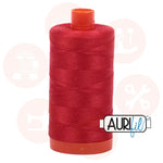 Aurifil 50Wt Cotton Mako Thread -Lobster Red Mk50Sp-2265 Domestic