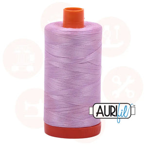 Aurifil 50Wt Cotton Mako Thread -Lt Orchid Mk50Sp-2515 Domestic