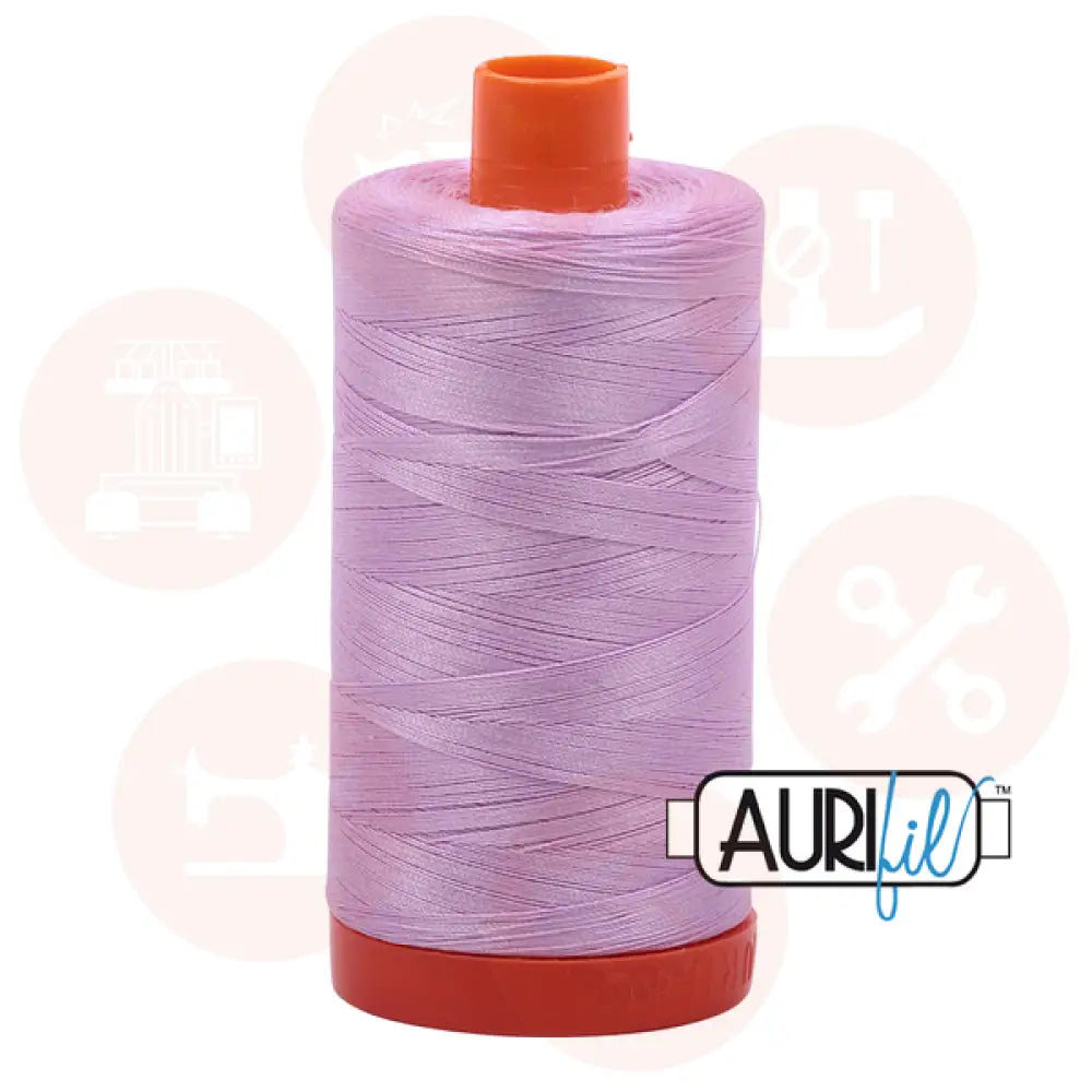 Aurifil 50Wt Cotton Mako Thread -Lt Orchid Mk50Sp-2515 Domestic