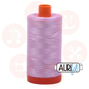 Aurifil 50Wt Cotton Mako Thread -Lt Orchid Mk50Sp-2515 Domestic