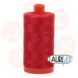 Aurifil 50Wt Cotton Mako Thread Lt Red Orange Mk50Sp-2277 Domestic