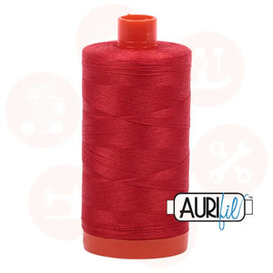 Aurifil 50Wt Cotton Mako Thread Lt Red Orange Mk50Sp-2277 Domestic