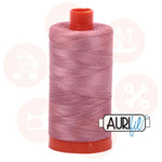 Aurifil 50Wt Cotton Mako Thread -Med Carmine Red Mk50Sp-2455 Domestic