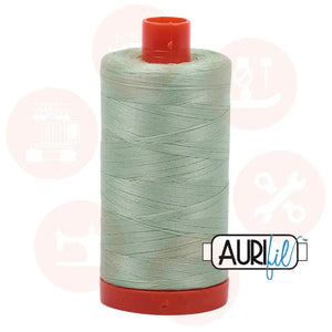 Aurifil 50Wt Cotton Mako Thread -Pale Green Mk50Sp-2880 Domestic