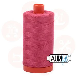 Aurifil 50Wt Cotton Mako Thread -Peony Mk50Sp-2440 Domestic