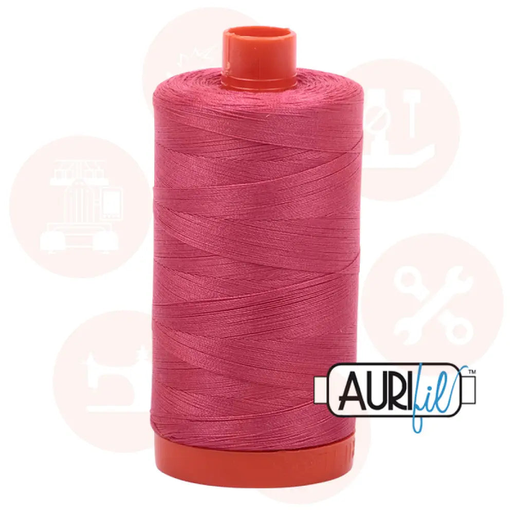 Aurifil 50Wt Cotton Mako Thread -Peony Mk50Sp-2440 Domestic