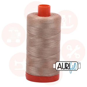 Aurifil 50Wt Cotton Mako Thread -Sand Mk50Sp-2326 Domestic