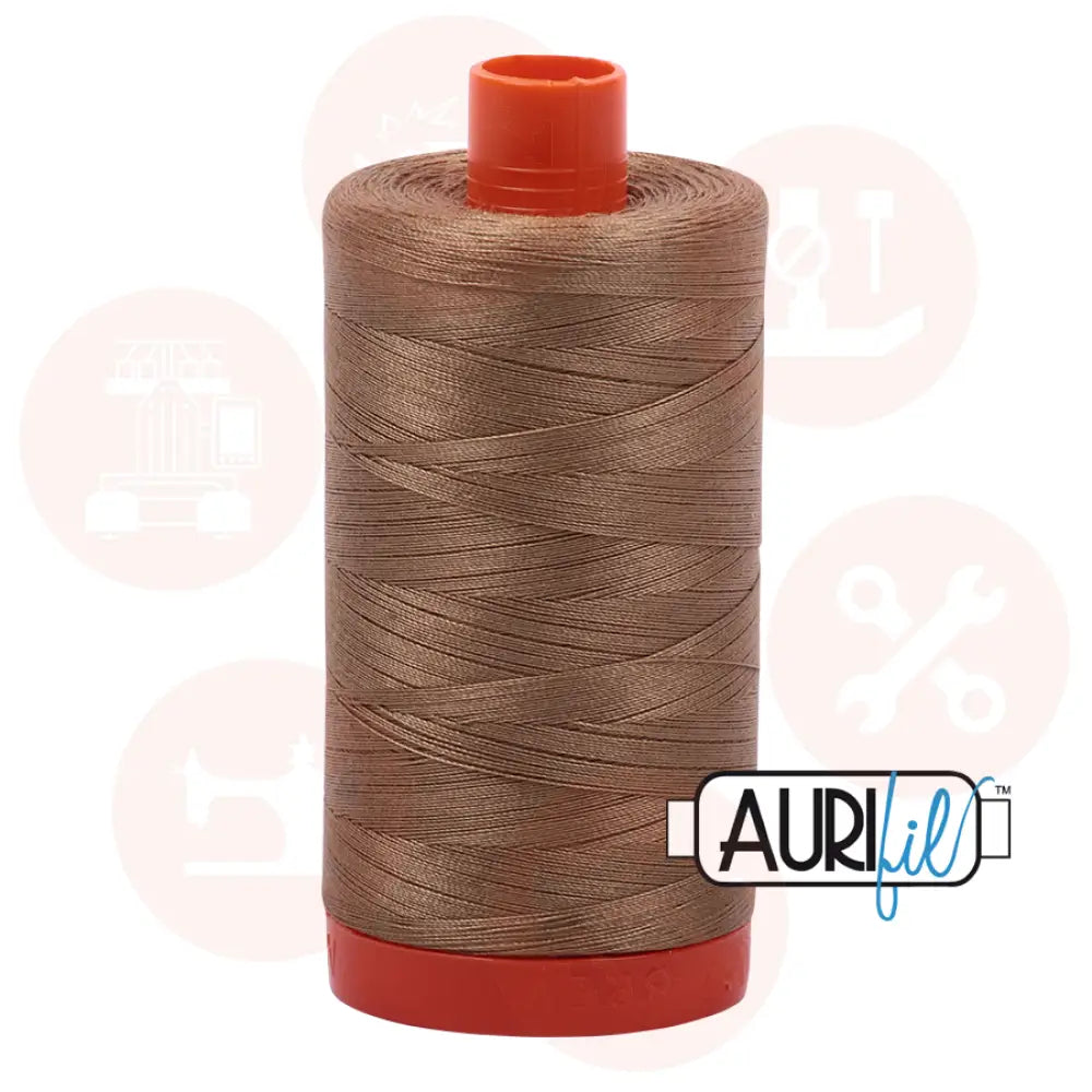 Aurifil 50Wt Cotton Mako Thread Toast Mk50Sp-6010 Domestic