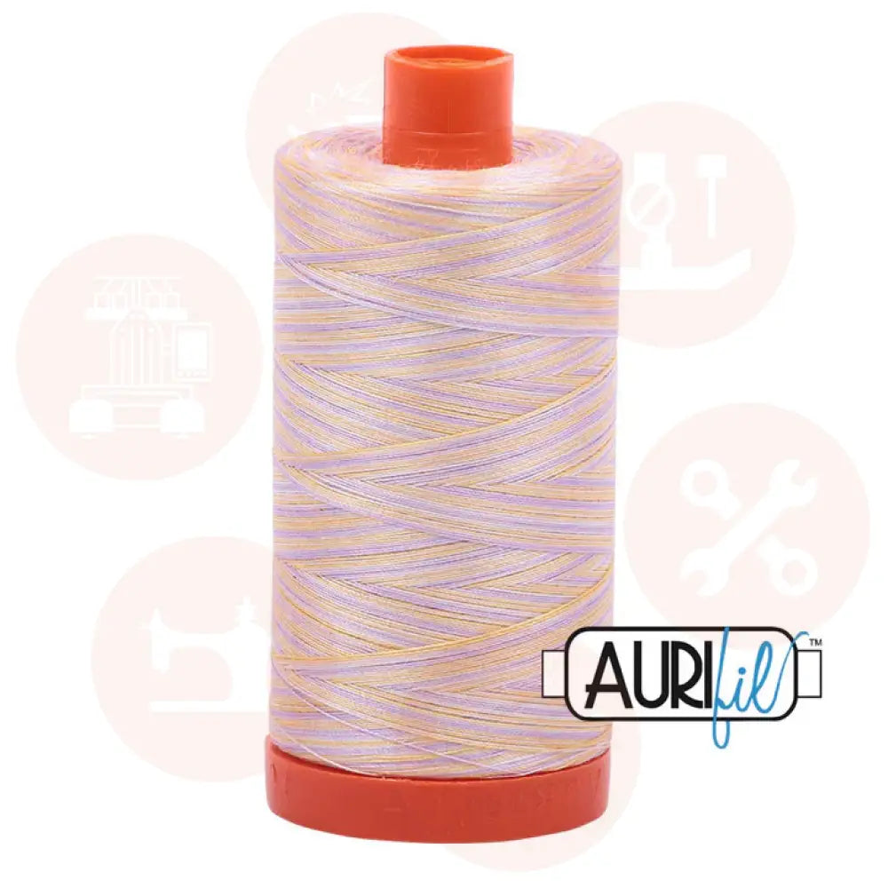 Aurifil 50Wt Cotton Mako Thread -Varigated Bari Mk50Sp-4651 Domestic