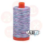 Aurifil 50Wt Cotton Mako Thread Varigated Berrylicious Mk50Sp-4647 Domestic