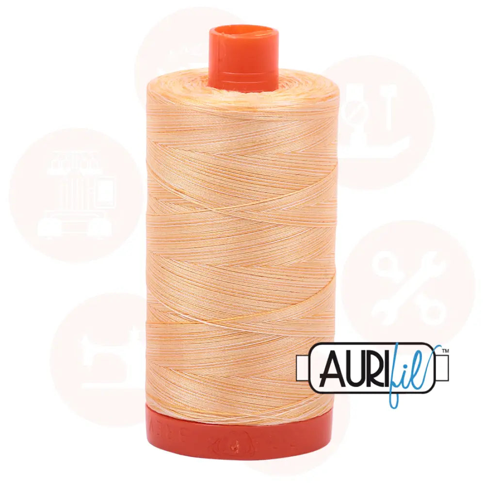 Aurifil 50Wt Cotton Mako Thread Varigated Golden Glow Mk50Sp-3920 Domestic