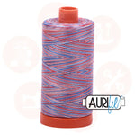 Aurifil 50Wt Cotton Mako Thread Varigated Liberty Mk50Sp-3852 Domestic