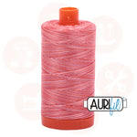 Aurifil 50Wt Cotton Mako Thread Varigated Strawberry Parfait Mk50Sp-4668 Domestic