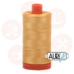 Aurifil 50Wt Cotton Mako Thread Yellow Orange Mk50Sp-2134 Domestic