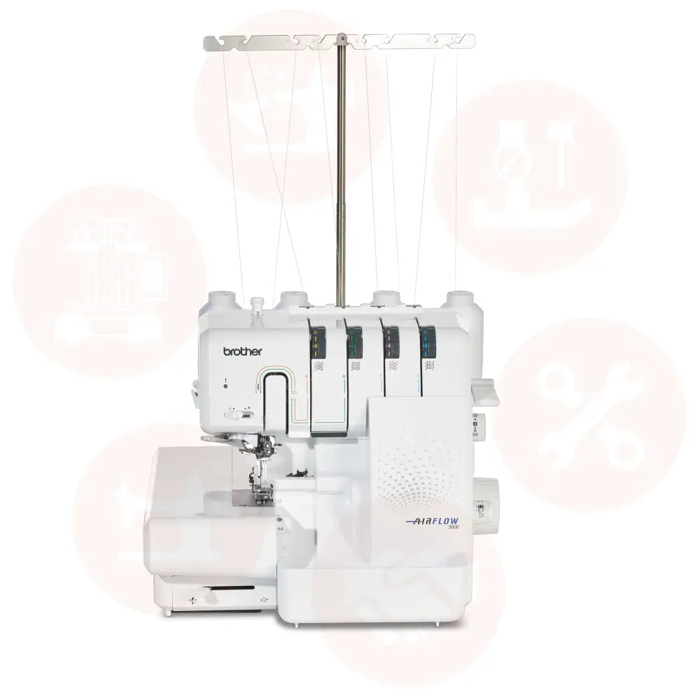 Brother Airflow 3000 Air Threaded Overlocker Domestic