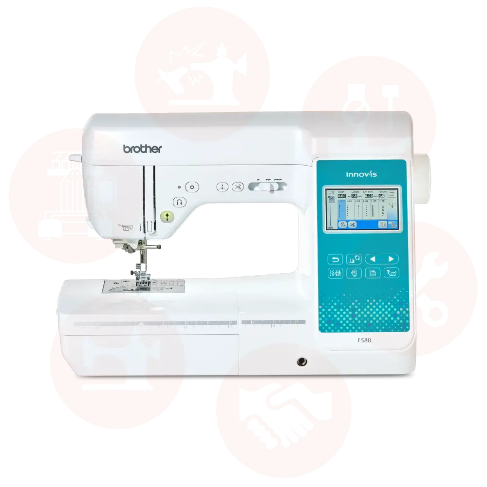 Brother F580 Sewing & Embroidery Machine Domestic