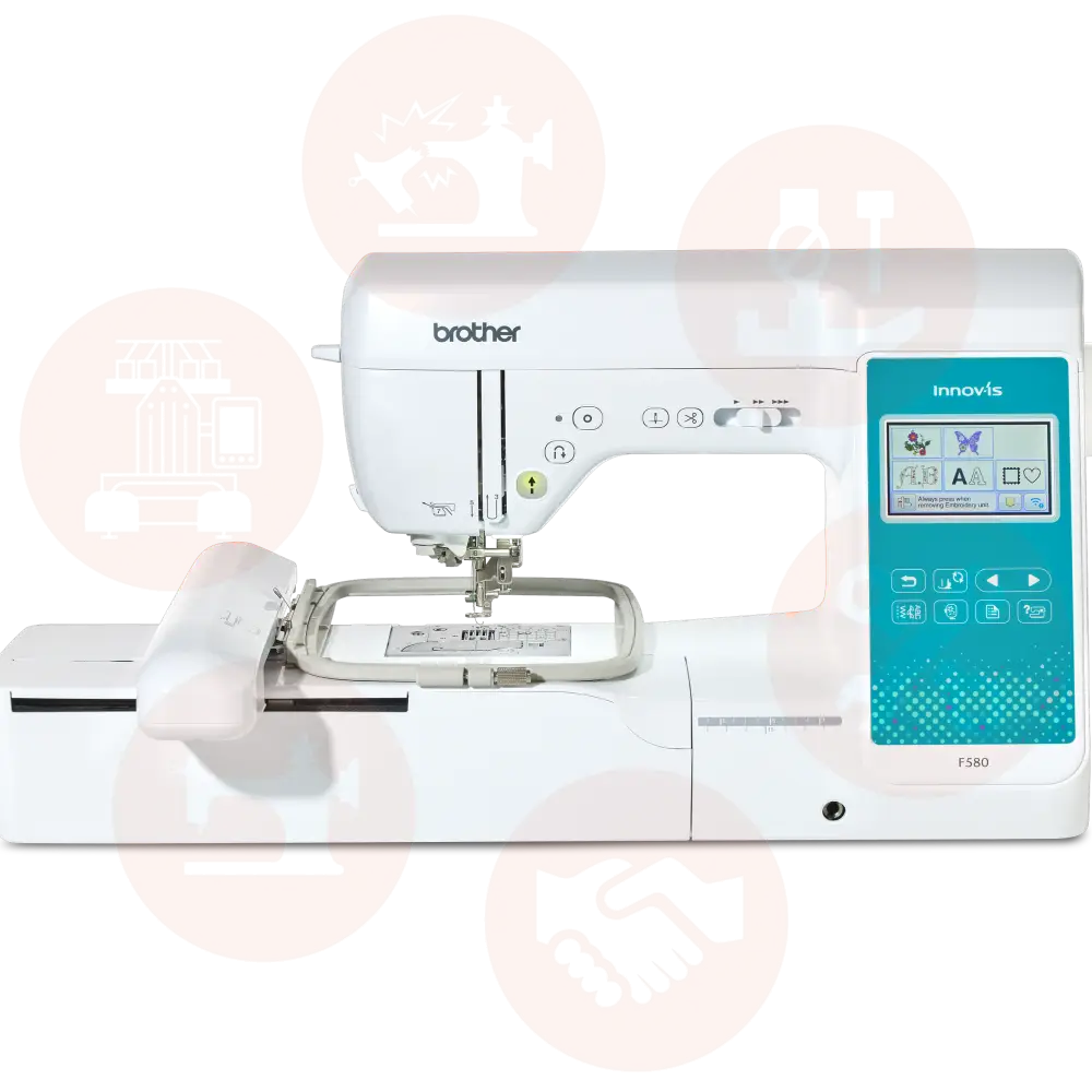 Brother F580 Sewing & Embroidery Machine Domestic