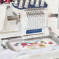 Brother Pr1055X Embroidery Machine + Cap Frame Prcf5 Cylinder Prcl1 Domestic