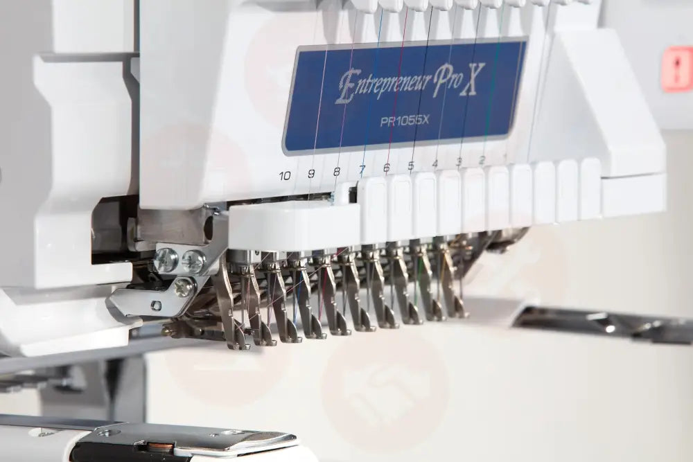 Brother Pr1055X Embroidery Machine + Cap Frame Prcf5 Cylinder Prcl1 Domestic