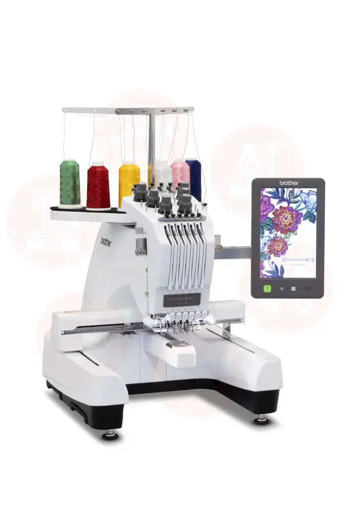 Brother Pr680W Embroidery Machine + Cap Frame Prcf5 Cylinder Prcl1 Domestic