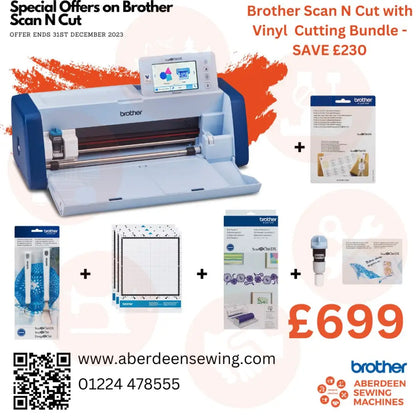 Brother Sdx2250D Scan N Cut With (Vinyl Cutting Bundle) Domestic