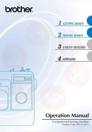 Brother User Manual 885-V12/V13