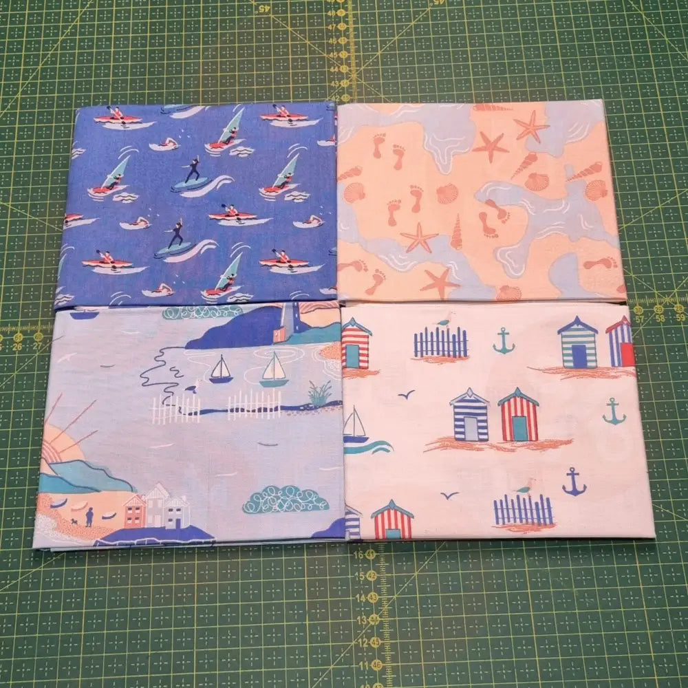 By The Coast Fat Quarter Set Of 4 - 18’’ X 22’’ (45Cm 55Cm)