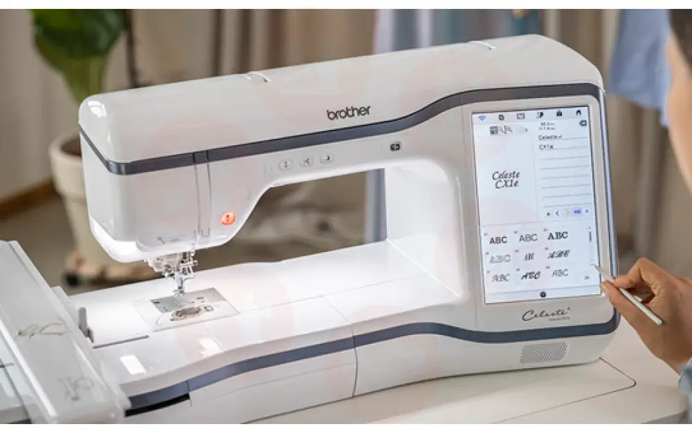 Celeste Innov-is CX1e embroidery machine