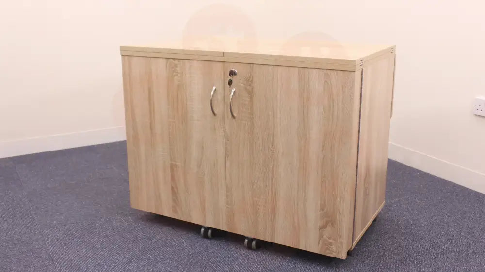 Deluxe Electric Sewing Cabinet with Extendable Work Surface & Programmable Lift